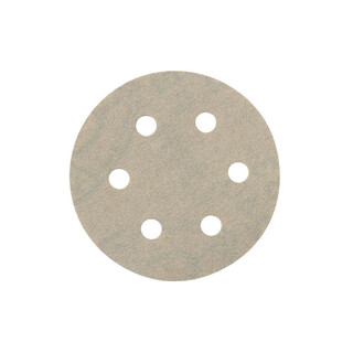 Metabo 25 Haftschleifblätter, 80 mm, P 80, Farbe, Serie professional, für Farbe, Lacke, Spachtel, für Exzenterschleifer, Korund, stearatbeschichtet, (624083000)