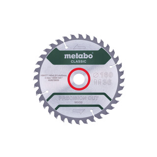 Metabo Sägeblatt precision cut wood - classic, 254x2,4/1,8x30 Z48 WZ 5°neg /B (628656000)
