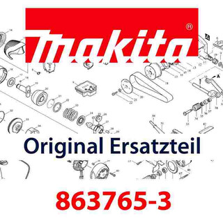 Makita Typenschild 6934FD - Original Ersatzteil 863765-3