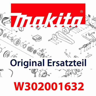 Makita Klebeschild Bedienfeld - Original Ersatzteil W302001632