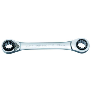 Heytec Knarren.-Ringschlssel 4 IN 1;  16/17 + 18/19 mm 50730161983