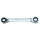 Heytec Knarren.-Ringschlüssel 4 IN 1;  20/21 + 22/24 mm 50730202483