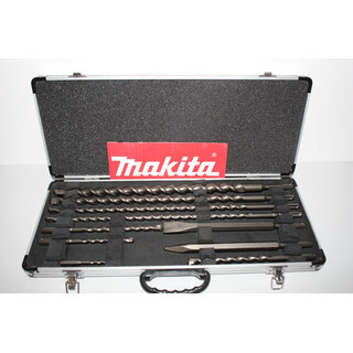 Makita SDS-Plus Bohrer- und Meißelset D-19174 ,10-teilig im Alukoffer