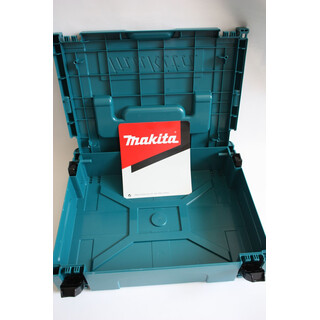 Makita MAKPAC Gr.2 Leer, Transportkoffer, Systembox, Stapelbox, Werkzeugkoffer,