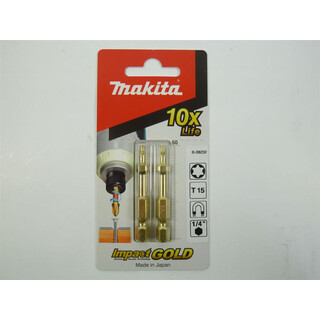 Makita Torsion Bit TX15, 50mm lang, 1/4 Aufnahme Torx  2 Stck, B-28232