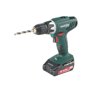 Metabo Akku-Bohrschrauber BS 18 Li (602116530); Kunststoffkoffer; 2x18V/2Ah Li-Ion + SC 60 Plus