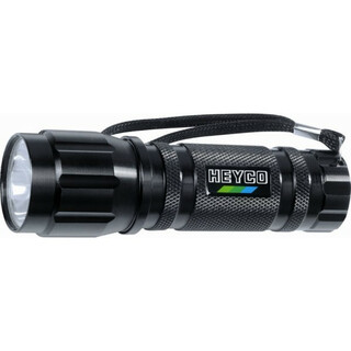 Heyco 1W-LED Taschenlampe inkl. Batterien und Grteltasche, LED, 70 Lumen, spritzwassergeschtzt, 01721000100