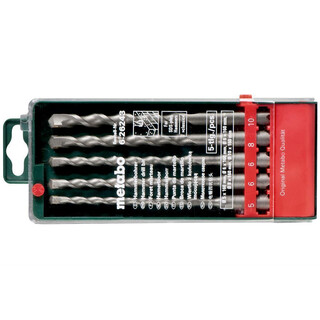 Metabo SDS-plus Classic-Bohrersatz 5-teilig in Kunststoffkassette  5, 6, 6, 8, 10 mm, L=160 mm (626243000)