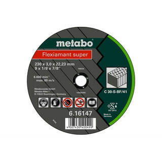 Metabo Flexiamant super 125x2,5x22,23 Stein, Trennscheibe, gerade Ausfhrung (616733000)