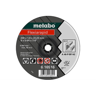 Metabo Flexiarapid 125 x 1,0 x 22,23 mm, Alu, Trennscheibe, Form 41 (616513000)