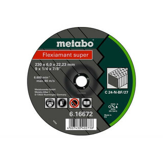 Metabo Flexiamant super 125x6,0x22,23 Stein, Schruppscheibe, gekrpfte Ausfhrung (616731000)